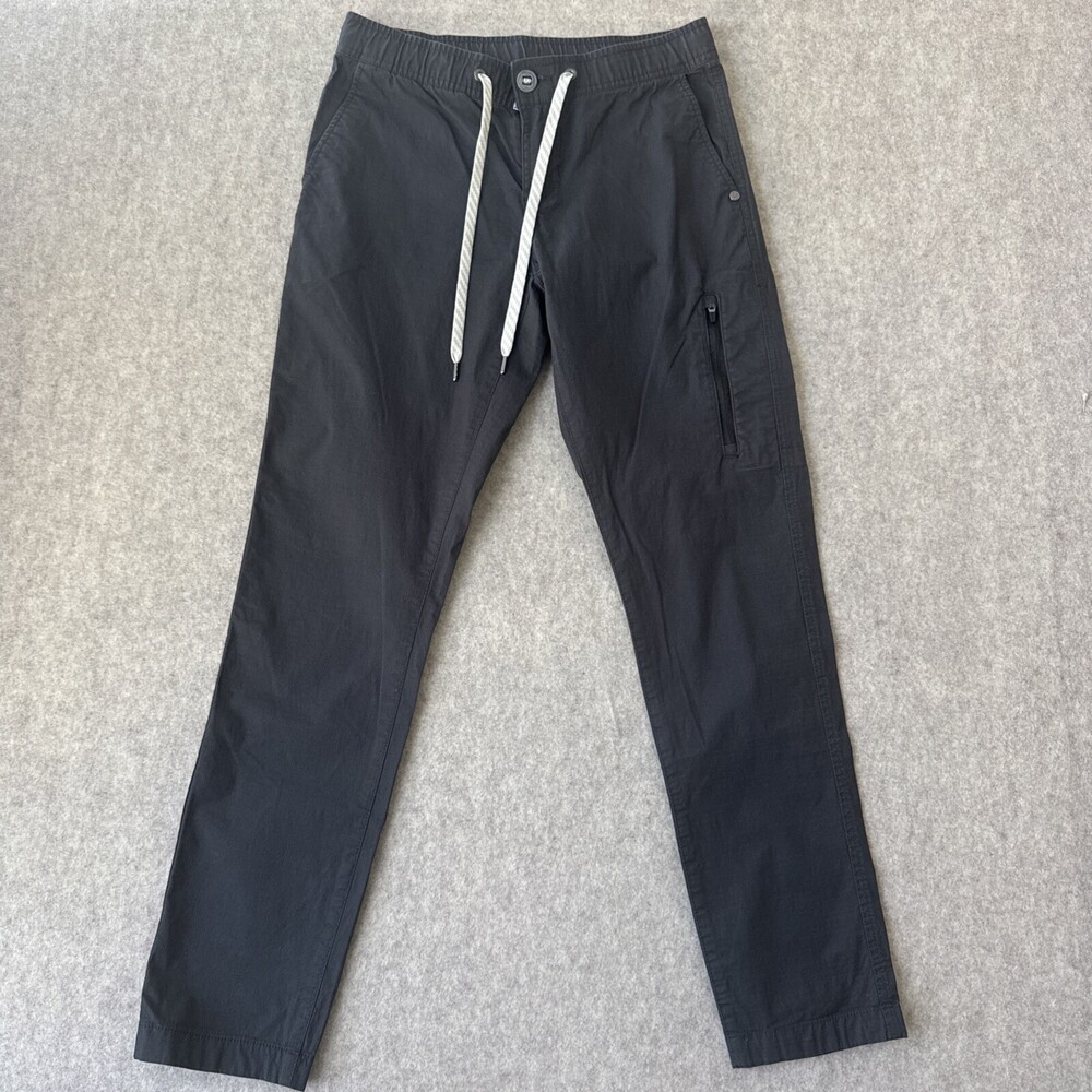 Vuori Ripstop Pants Womens XS Gray Canvas‎ Slim Ankle Length